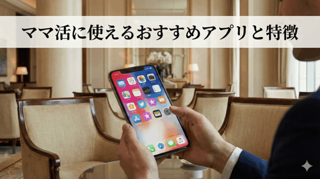ママ活に使えるおすすめアプリと特徴